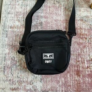 OBEY conditions Traveler Crossbody Zip Pouch (NWOT)